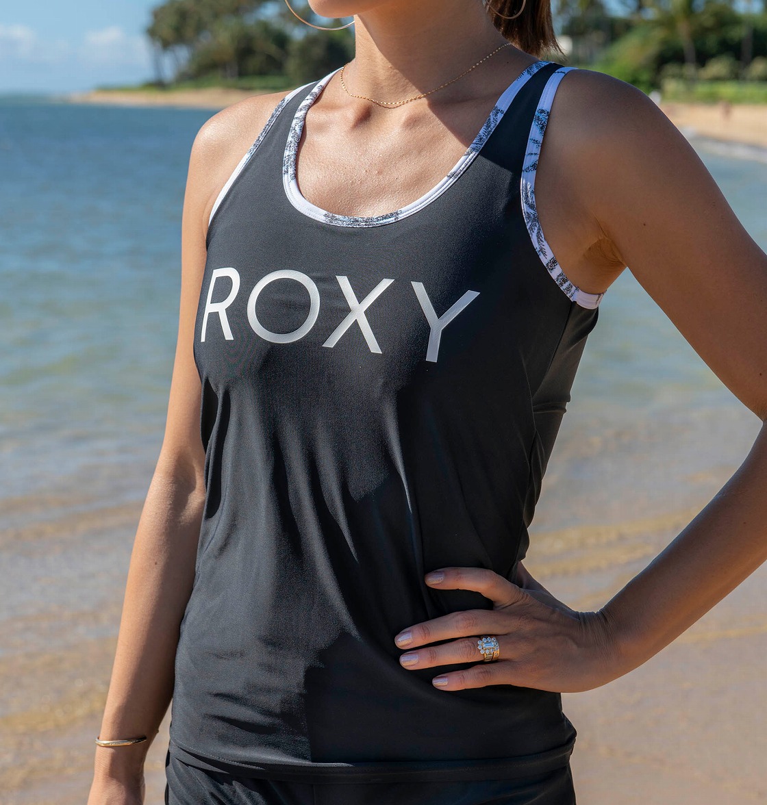 セール ヨガ Sale Roxy レディースファッション サンダル 海水浴 ロキシー 水泳 タンキニ スケボ Deep スノーボード ビーチウェア Water タンキニ ビキニ 水着 サーフィン ダイビング サーフィン 海水浴 夏 水泳 ビーチウェア Womens Quiksilver Online Store