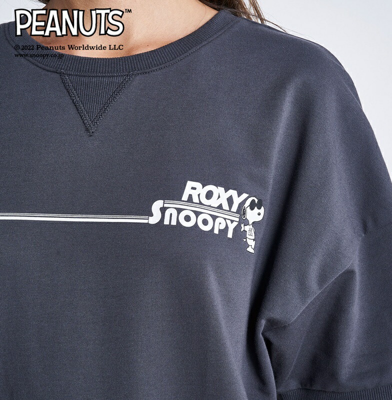 ロキシーROXYフィットネス【PEANUTS】吸汗速乾UVカットトップPEANUTSPOWomensTopsOtherトレーニングヨガスポーツ【RDK222502BBK】