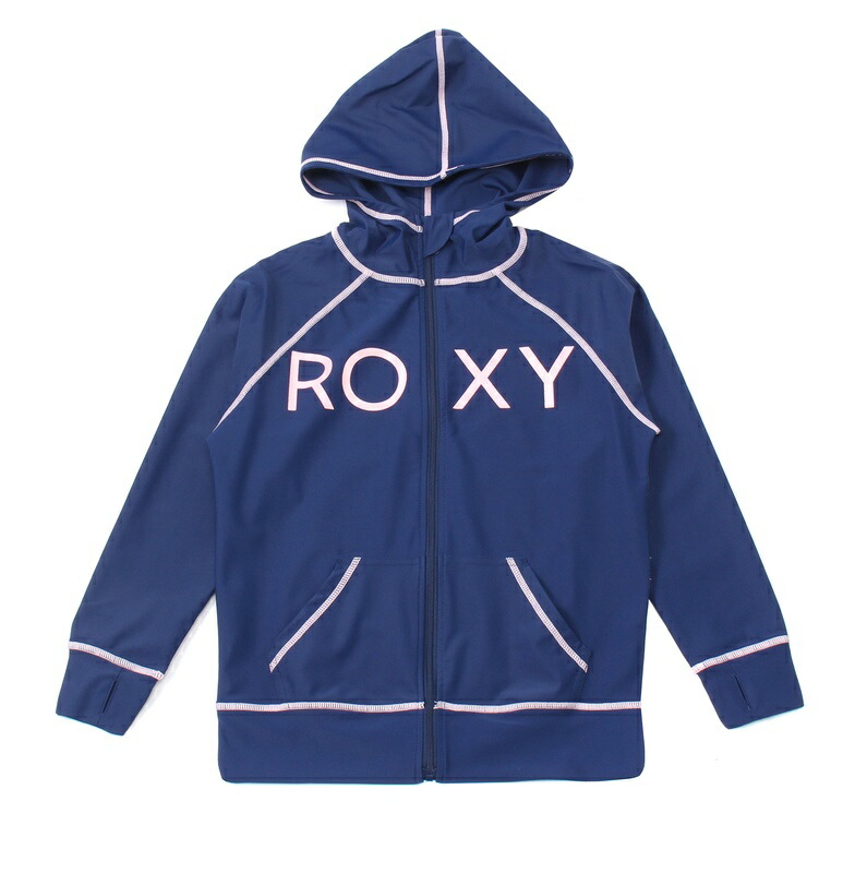 楽天市場 アウトレット価格 Roxy ロキシー キッズ Upf50 ラッシュガパーカー 100 150 ジップ ラッシュ ラッシュガード サーフィン サーフ 海水浴 夏 水泳 ビーチウェア Quiksilver Online Store