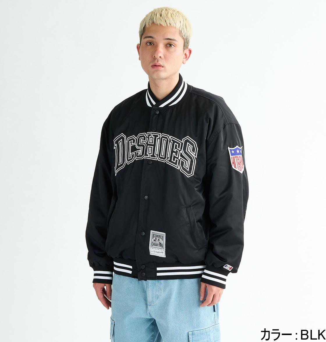 【お買い物マラソン期間はP10倍！】アウトレット価格 DC ディーシー シューズ 25 VARSITY JACKET メンズ アウター ヘビージャケット 冬物 上着 防寒