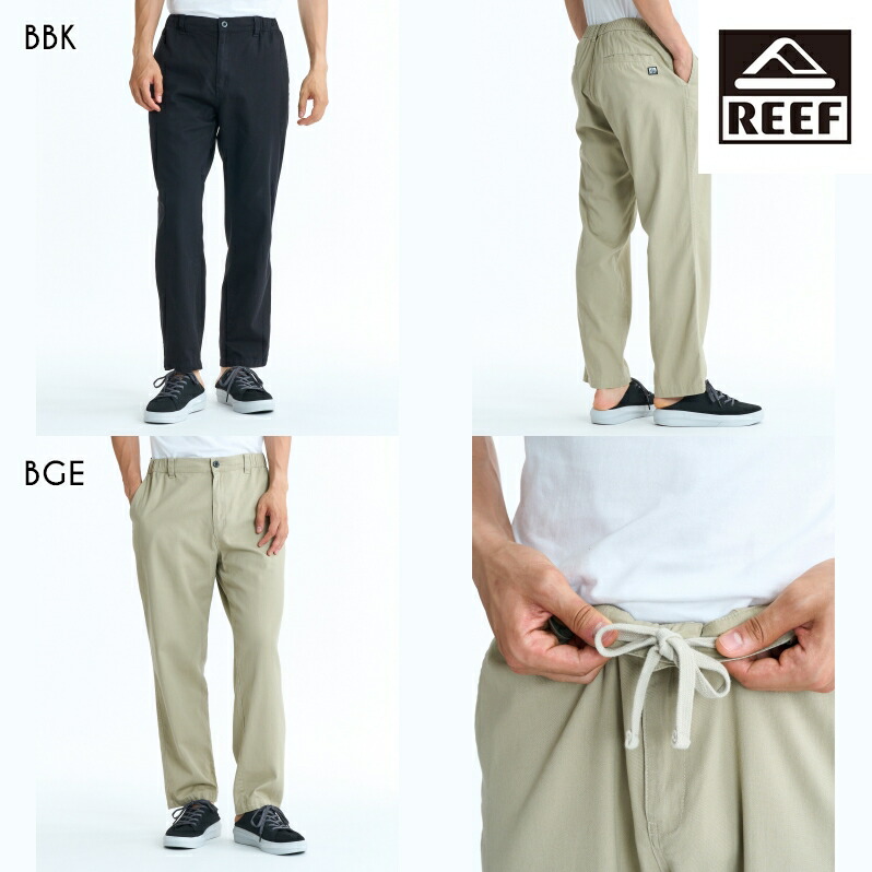 【百貨店SALE継続期間はP10倍！】REEF 岩礁 CHINO PANTS ロングズボン下 長ズボン ボトムス