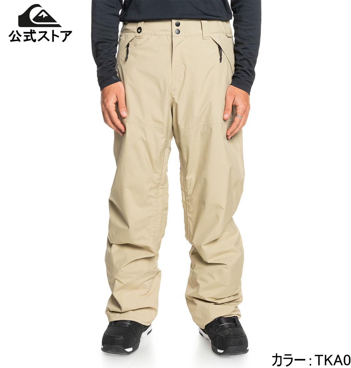 【百貨店SALE継続期間はP10倍！】【OUTLET】【50%OFF】【貨物輸送無料】 Quiksilver クイックしろがね色 MISSION GORE-TEX PT メンズ スキーの板 スノボー ズボン下 ボトムス 御召しもの ウィンタースポーツ