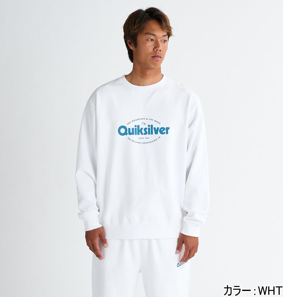 アウトレット価格 Quiksilver クイックシルバー SHAPE ALL DAY SWEAT メンズ クルー プルオーバー スウェット