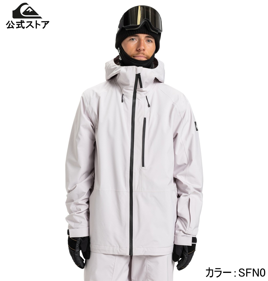 【OUTLET】【30%OFF】【貨物輸送無料】【百貨店SALE継続期間はP10倍！】Quiksilver クイックしろがね色 MULDROW 20K JK メンズ スキーの板 スノボー 上衣 アウター お召しもの ウィンタースポーツ