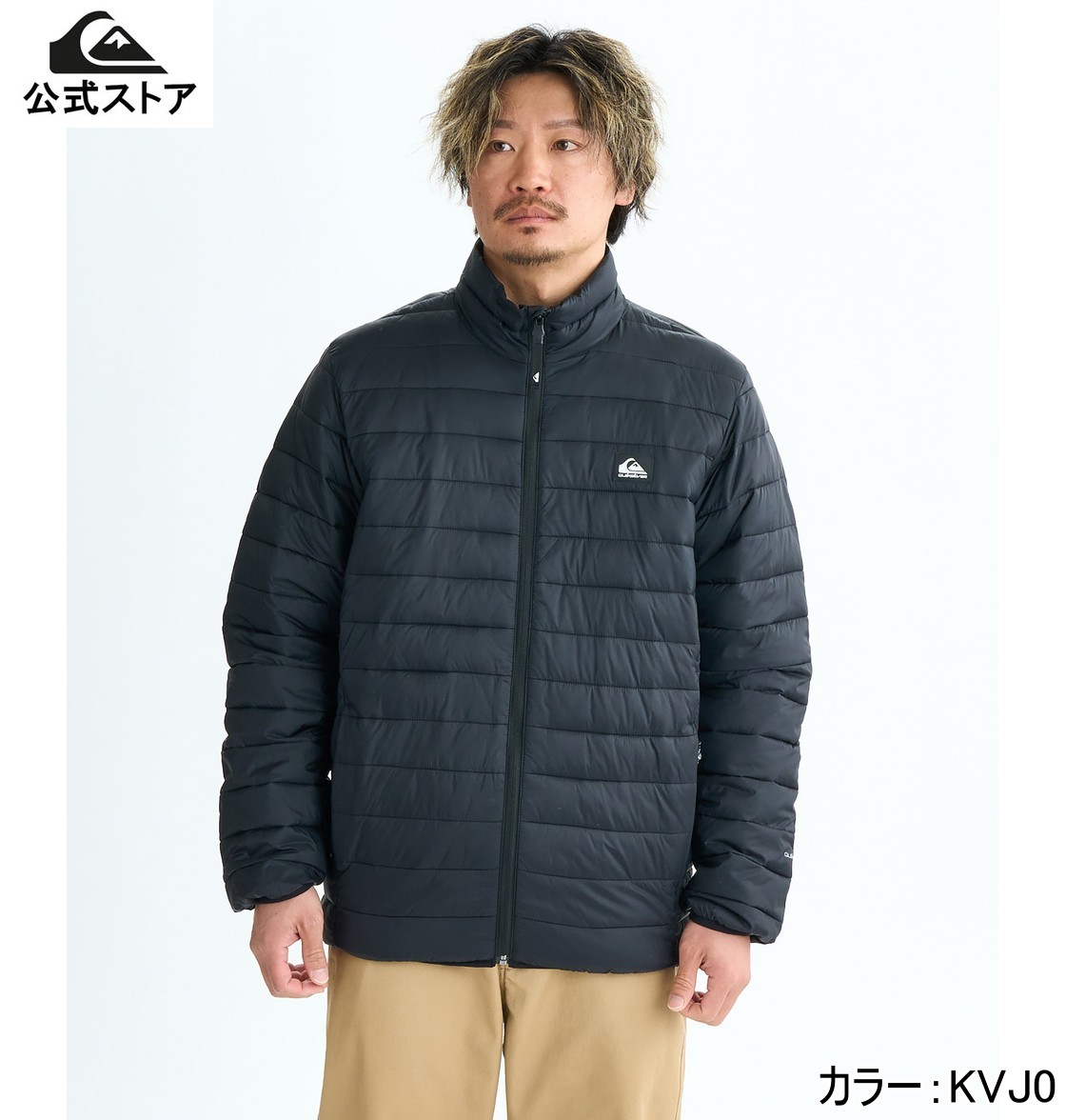 【百貨店SALE継続期間はP10倍！】【貨物輸送無料】Quiksilver クイックしろがね色 SCALY FZ アウター 甚だしい上衣 冬物 厚地の外套 防寒