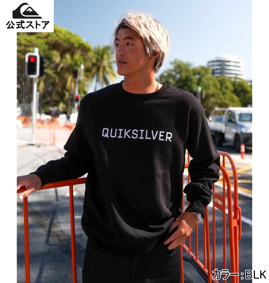 【OUTLET】【30%OFF】【送料無料】Quiksilver クイックシルバー DNA BIG CLICKER SWEAT CREW クルー プルオーバー スウェット