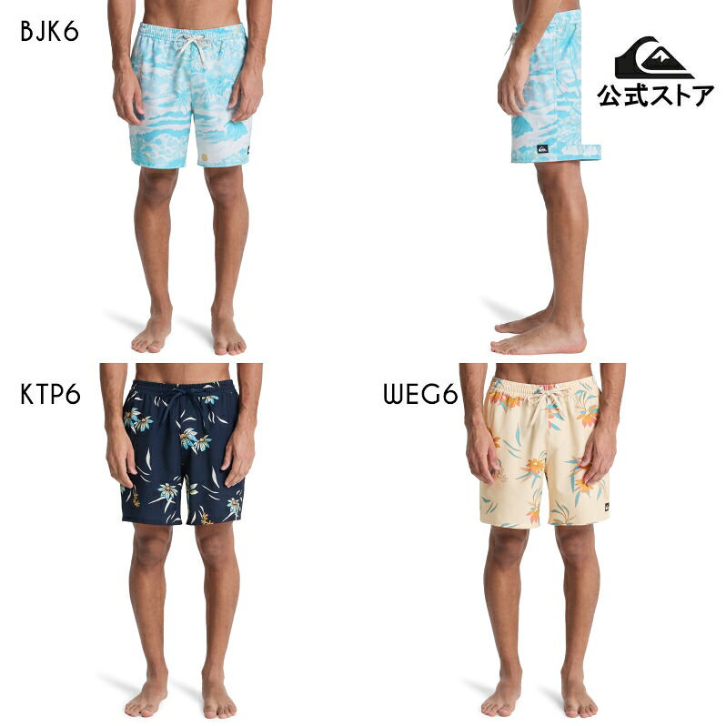 Quiksilver クイックシルバー メンズ STRETCH PRINTED VOLLEY 17NB ジャムショーツ ボードショーツ 水着 海パン サーフィン サーフパンツ 海水浴 夏 水泳 ビーチウェア