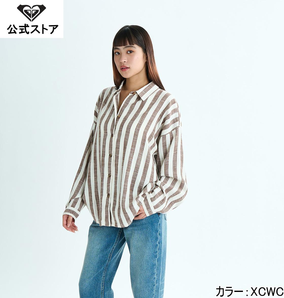 アウトレット価格 ROXY ロキシー MORNING TIME AGAIN S レディース ウィメンズ シャツ 長袖 カジュアル 長そで ロングスリーブ
