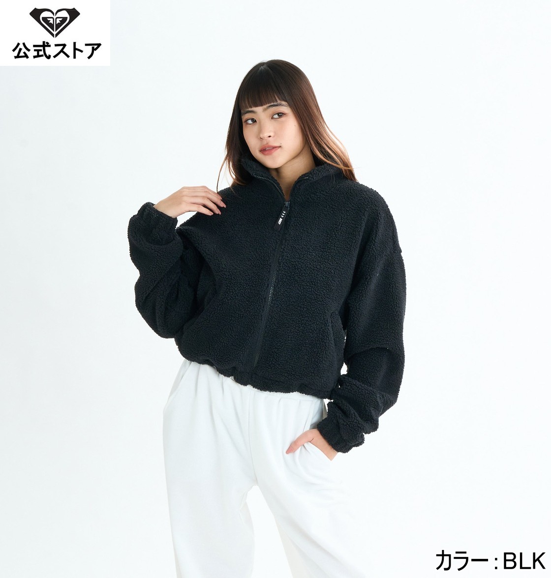 【お買い物マラソン期間はP10倍！】【OUTLET】【30%OFF】【送料無料】ROXY ロキシー フィットネス TRIPLE HEARTS JACKET アウター ヘビージャケット 冬物 上着 防寒 5,621円