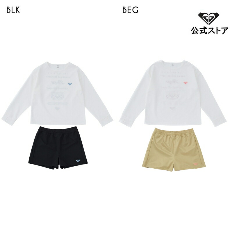 【百貨店SALE継続期間はP10倍！】ROXY ロキシー キッズ BRIGHT RIDE 混雑時かばい立て 波乗り 海水浴 夏 水泳ぎ 砂浜御召しもの