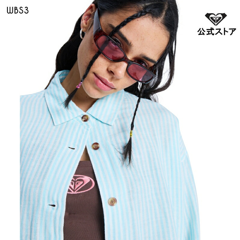 【百貨店SALE継続期間はP10倍！】ROXY ロキシー MORNING SHINE STRIPE プルオーバー 心地よい 長袖