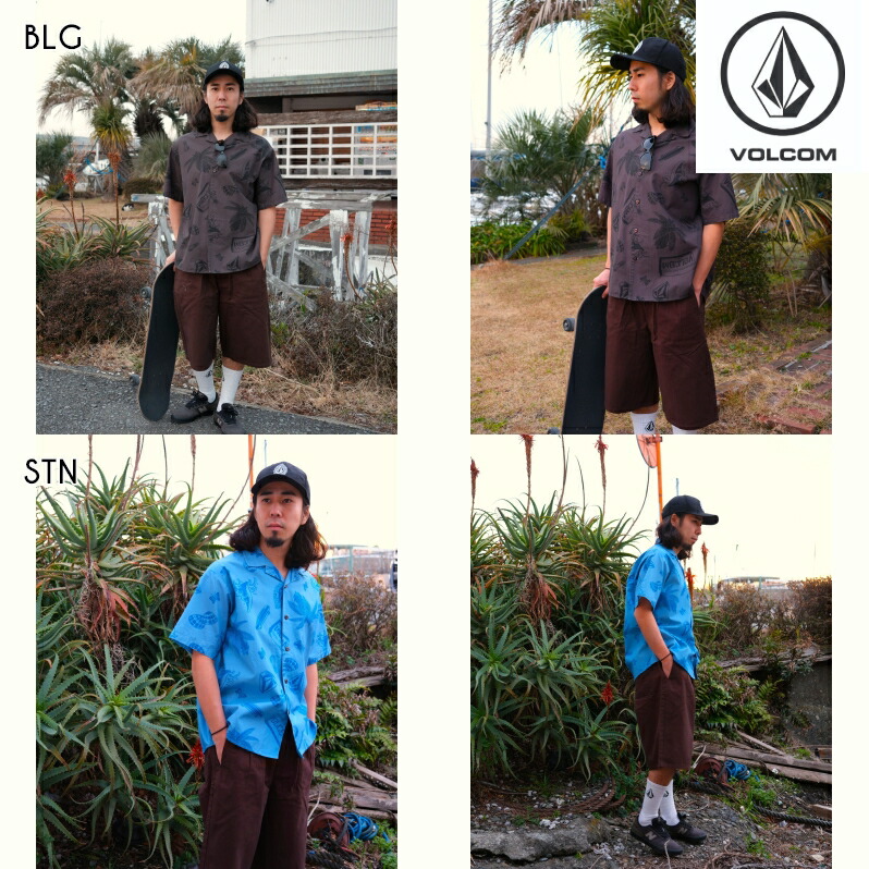 VOLCOM ボルコム メンズ NOZAKA SS AOP SHIRT プルオーバー 心地よい 半袖