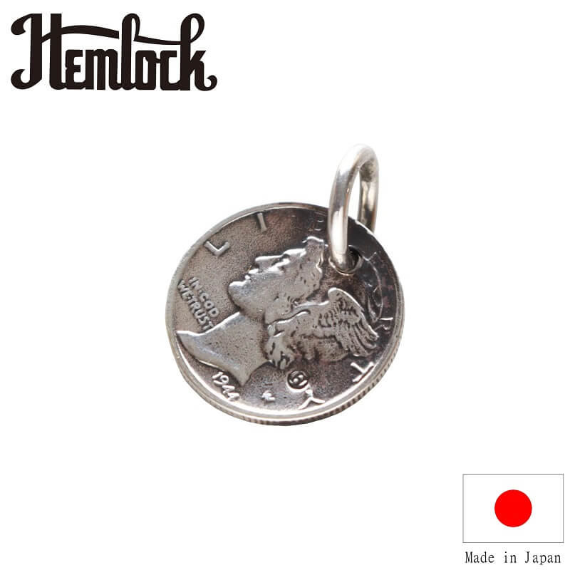 hemlock ヘムロック Mercury Coin TOP マーキュリーコイントップ メンズ アメカジ シルバー ペンダントトップ 6,600円
