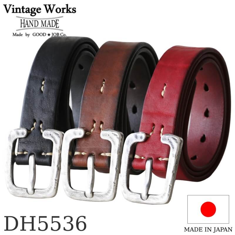 楽天市場】Vintage Works ヴィンテージワークス Leather belt 7Hole