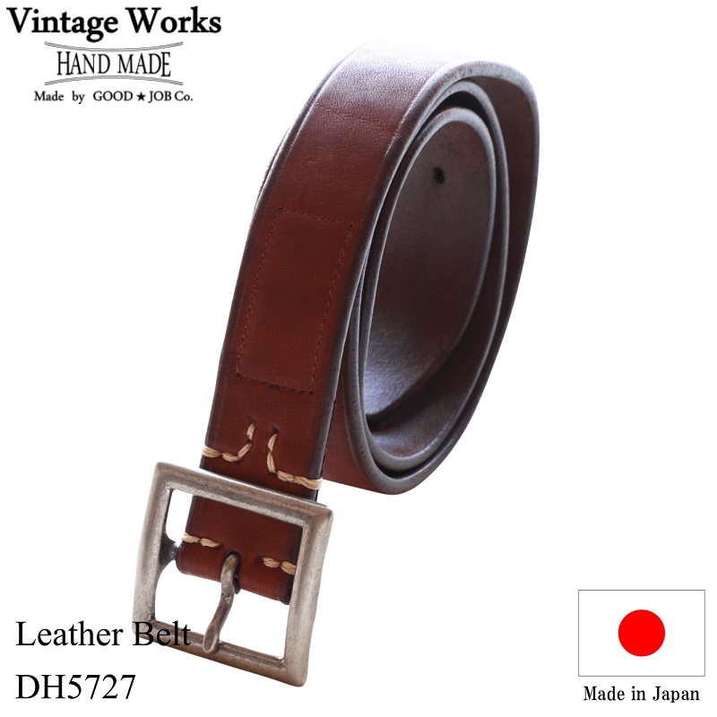 かわいい新作 Vintage Works ヴィンテージワークス Leather Belt 7hole レザーベルト 7ホール ブロンズメンズ 日本製 本革ベルト アメカジ Qurious 店 人気カラーの Www Purpleforparents Us