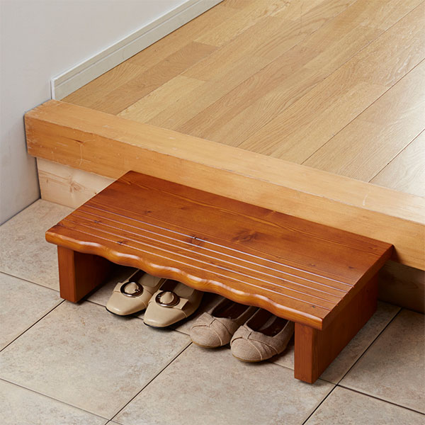 楽天市場】玄関 踏み台 幅60 ステップ 天然木 完成品 : 家具衛門