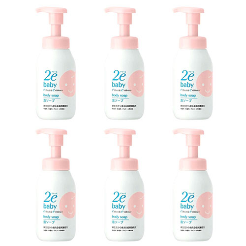 資生堂 2e ドゥーエ もの言う花 泡石ケン 300mL 感じやすい肌 上半身石ケン 6個 ベビーソープ-キッズ・ベビー・マタニティ