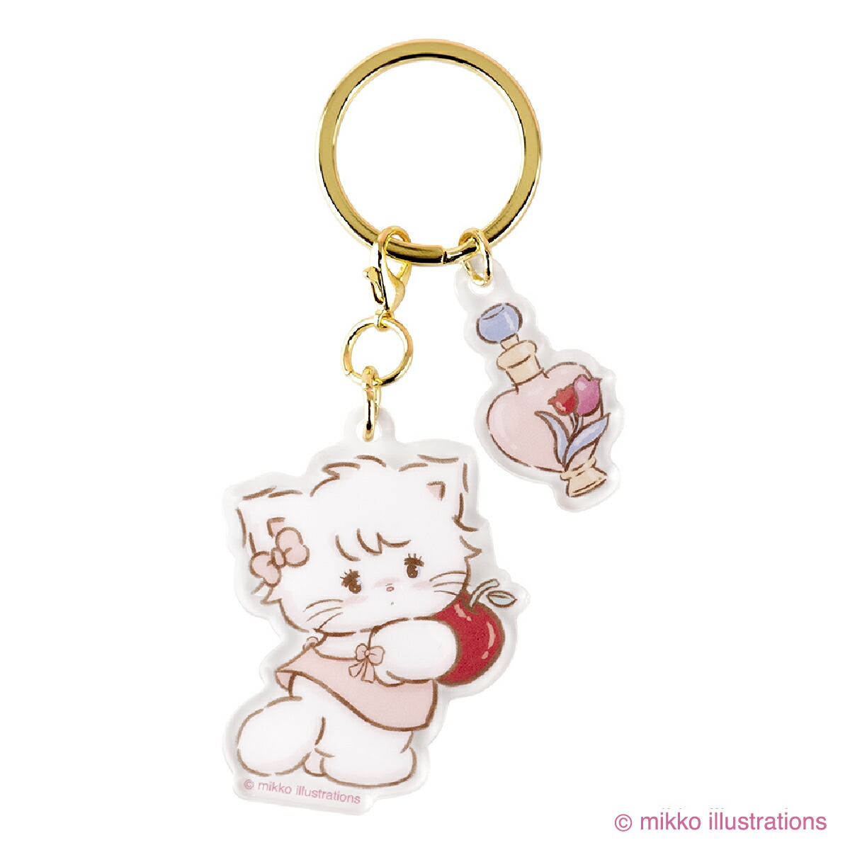 楽天市場】mikko illustrations アクリルキーホルダー スフレ