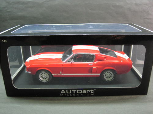 楽天市場 1 18scale オートアート Autoart 1967 Shelby Mustang Gt500 シェルビー マスタング ｒ ｂミニカー楽天市場店