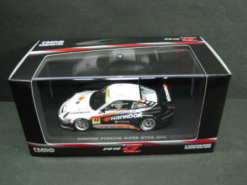 1/43 エブロ EBBRO HANKOOK Porsche Super GT300 2010 ハンコック ポルシェ ミニカー