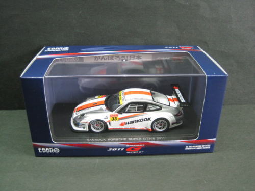 1/43 エブロ EBBRO Super GT300 Hankook Porsche ハンコック ポルシェ ミニカー