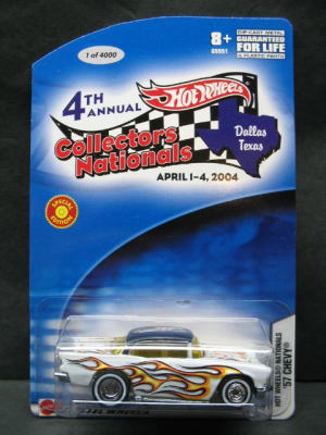 1/64 ホットウィール HOT WHEELS 2004 4TH ANNUAL Collectors Nationals Dallas Texas 1 of 4,000 '57 CHEVY コンベンション シェビー ミニカー アメ車｜Ｒ＆Ｂミニカー店 8,279円