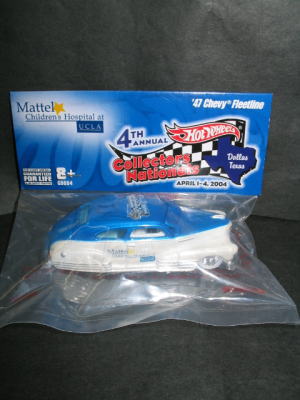 1/64 ホットウィール HOT WHEELS 2004 4TH ANNUAL Collectors Nationals Dallas Texas \u002747 Chevy Fleetline お定まり シェビー フリート伝達ルート ミニカー アメ車 おもちゃ-ミニカー・トイカー-車