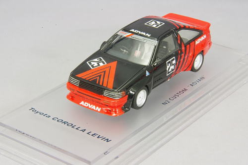 1/43 エニフ ENIF トヨタ カロ-ラ レビン N2 仕様 1986 カスタム ADVAN #25 Toyota Corolla Levin ミニカー