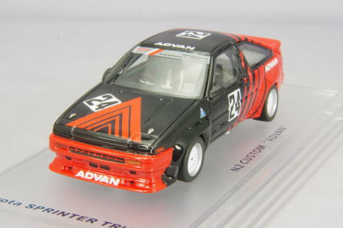 1/43 エニフ ENIF トヨタ スプリンター トレノ N2 仕様 1986 カスタム ADVAN #24 Toyota Sprinter Trueno ミニカー