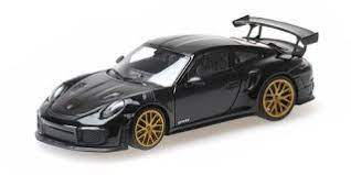 1/43 ミニチャンプス MINICHAMPS  Porsche 911 (991.2) GT2RS Weissach-Package 2018 Black with Gold Wheels ポルシェ ミニカー おもちゃ-乗り物のおもちゃ