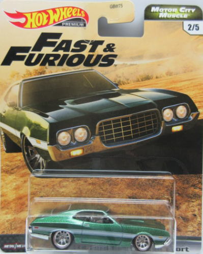 楽天市場 1 64 Hot Wheels ホットウィール Fast Furious 72 Ford Gran Torino Sport ワイルドスピード フォード グラントリノ ミニカー アメ車 ｒ ｂミニカー楽天市場店