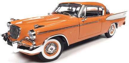 人気ブランド新作豊富 1957 World Auto 1 18 Studebaker アメ車 ミニカー スチュードベーカー Hawk Golden 車