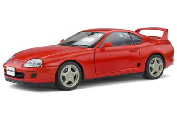 LCD トヨタ スープラ 1/18 ミニカー レッド 1/18 LCD Toyota