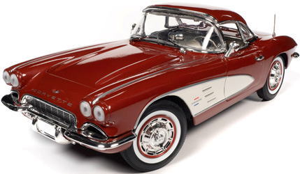 1 18 Auto World 1961 Chevy Corvette シボレー コルベット ミニカー アメ車 Web限定