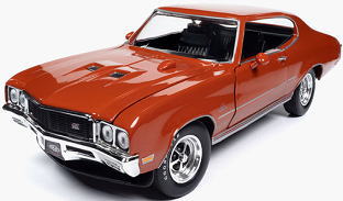 1/18 auto world 1972 Buick GS Stage1 オレンジ色 ビュイック  ミニカー アメ車