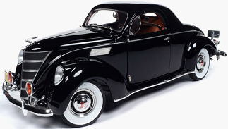 1/18 auto world 1937 Lincoln Zephyr グロスブラック リンカーン ゼファー ミニカー アメ車|R&Bミニカー店