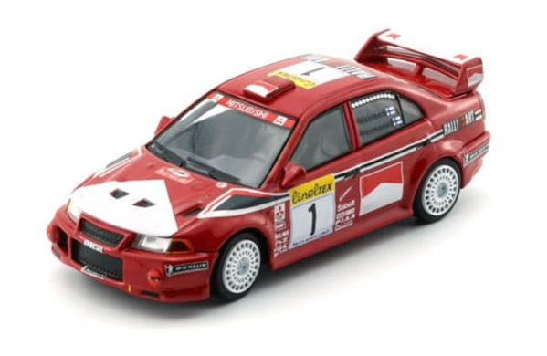 1/64 BM Creations Mitsubishi Lancer Evolution VI Winner Monte Carlo 1999 #1 三菱 ランサー ミニカー