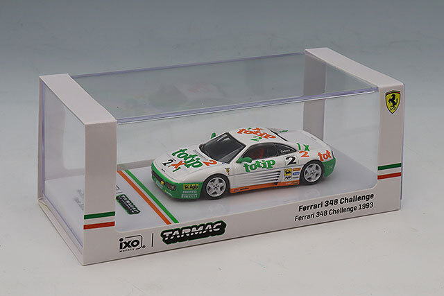 1/64 TARMAC WORKS ×IXO Ferrari 348 Challenge 1993 Paolo Cutrera フェラーリ ミニカー