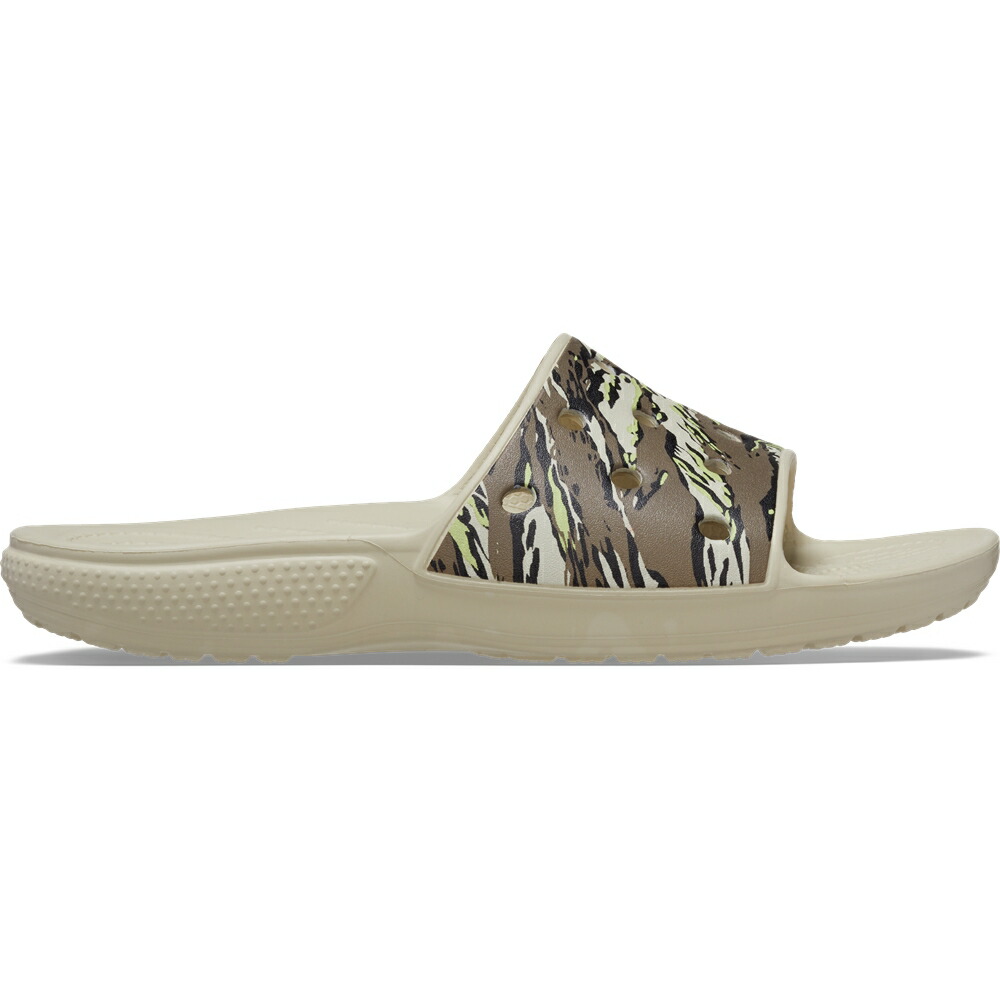 crocs クロックス 国内正規品 207280 Classic Crocs Printed Camo Slide Bone 2y2 クラシック クロックス プリンテッド カモ スライド サンダル 迷彩 ユニセックス メンズ レディース【pointup】画像