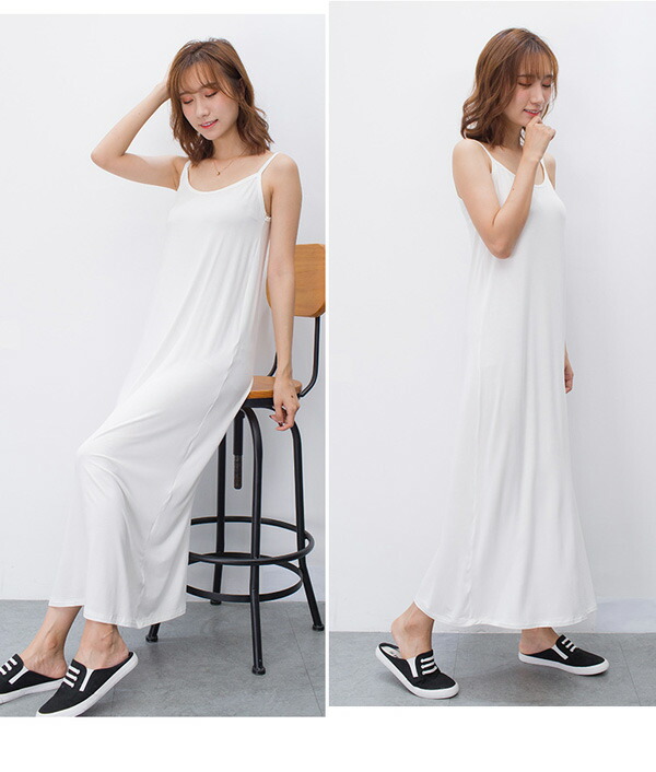 キャミソールワンピース レディース 3丈さ選べる インナーワンピース