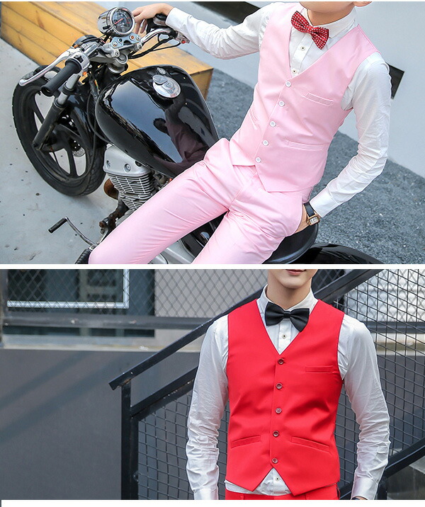 パーティードレス フォーマルもカジュアルもok ドレス ブライズメイド メンズ ジレ アッシャー ベスト