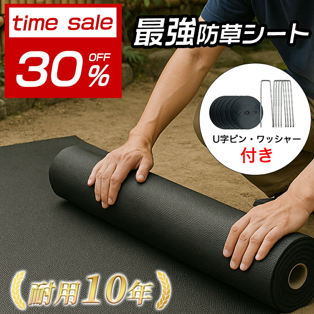 ★マラソン限定30%OFF★10年耐久★防草シート1x10m 雑草対策 ぼうそうシート 防草シート ピン 除草シート 不織布 防草シート 高透水 高耐久 高密度 防草しーと 厚手 雑草防止シート 工事用 園芸用 人工芝下 農業 園芸 家庭菜園 ガーデニング