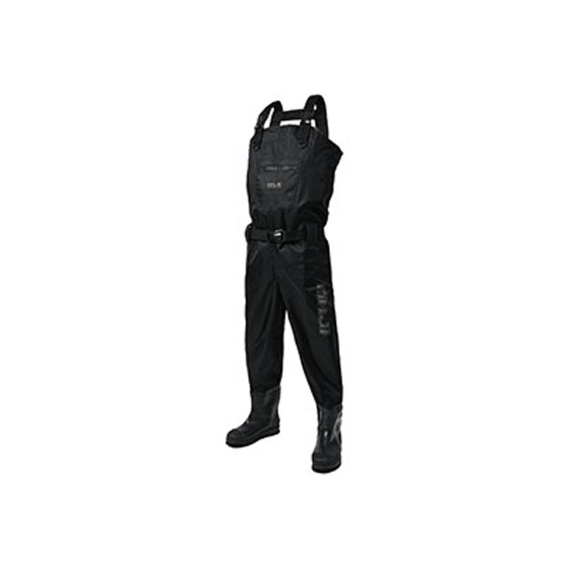 エクセル OH-004P チェストハイウェダー 420D (フェルトピンソール) 3L (27.0cm-28.0cm) ブラック | 釣具 釣り フィッシング