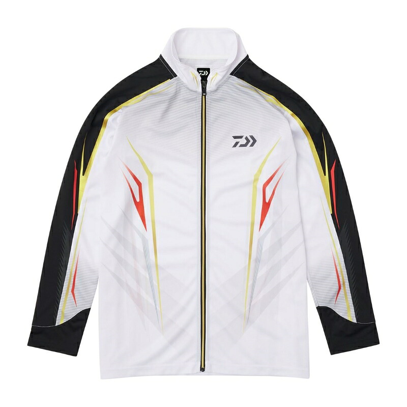ダイワ DE-7324T トーナメント フルジップドライシャツ 2XL ホワイト | 釣具 釣り フィッシング