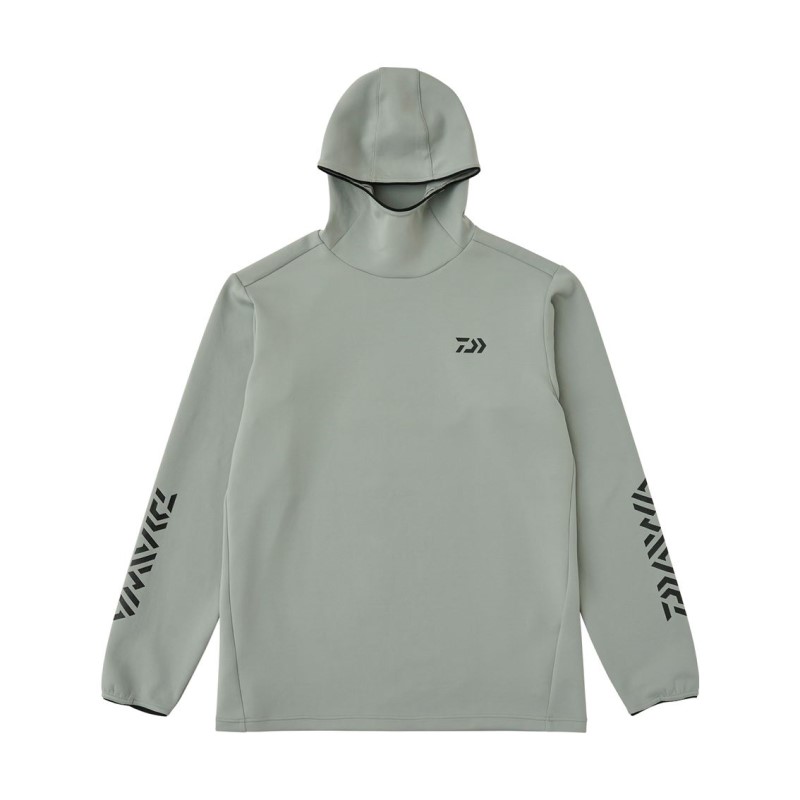 ダイワ DE-9225 ストレッチシャツ フーディー 2XL グレー | 釣具 釣り フィッシング