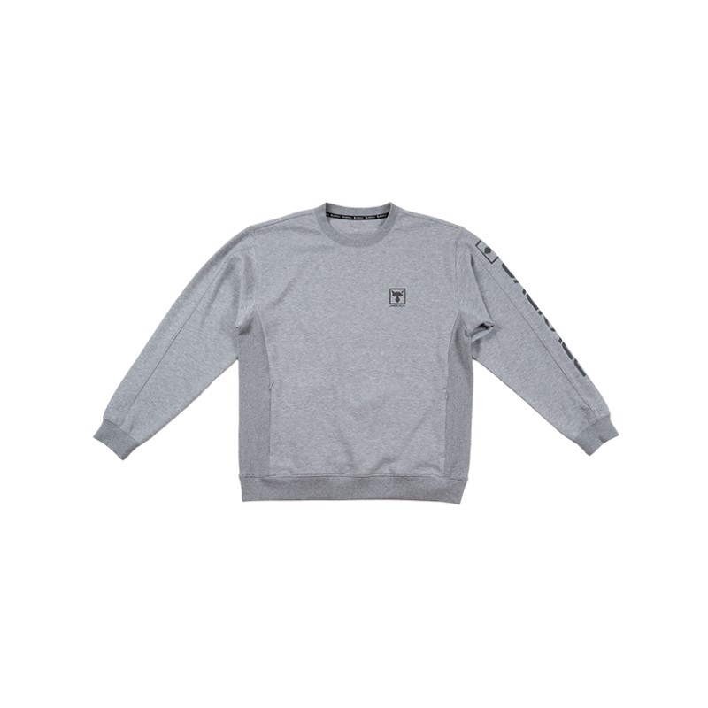 ジャッカル クルーネックスウェット L グレー | 釣具 釣り フィッシング