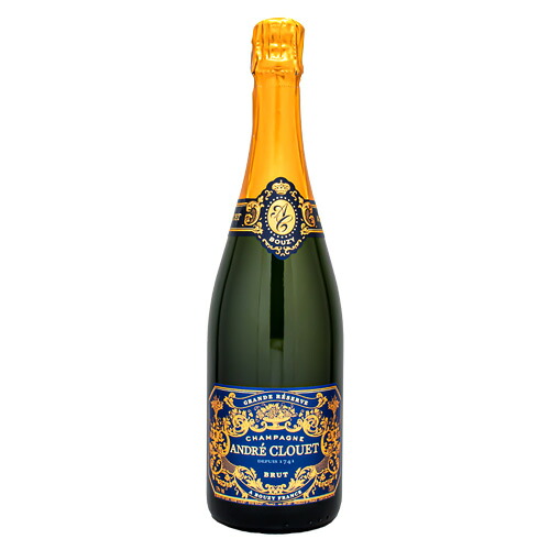 【正規輸入品】アンドレ クルエ グランド レゼルヴ ブリュット NV 750ml 箱なし シャンパン 送料無料 ギフト対応可 ラッピング ボックス 1本用 2本用 熨斗 誕生日 プレゼント お祝い [[wrap01][wrap03]