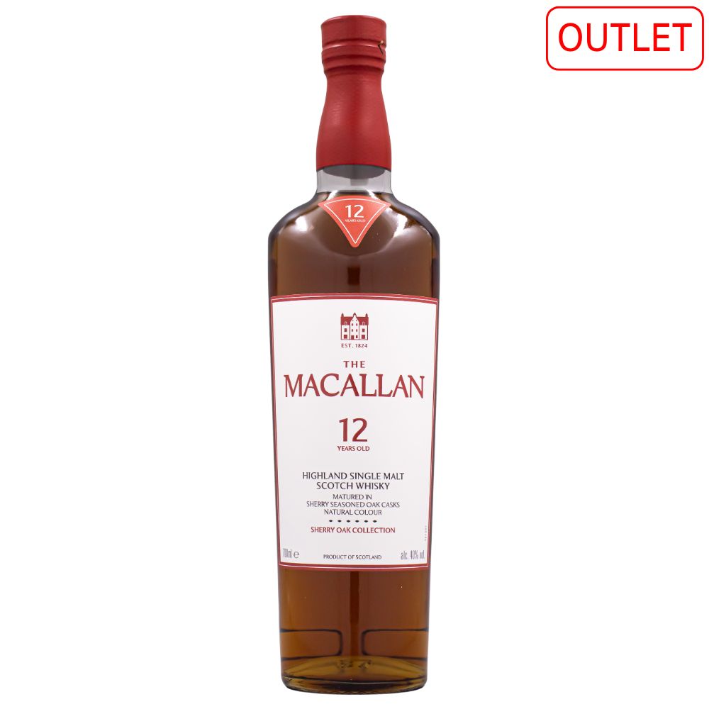 ザ マッカラン 12年 40% 700ml 箱なし スコッチ ウイスキー アウトレット ギフト対応可 ラッピング 誕生日 プレゼント お祝い [[wrap03]｜SAKE People