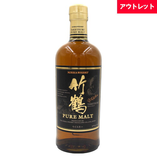 楽天市場】竹鶴NV 黒ラベル ピュアモルト 43度 700ml （箱なし