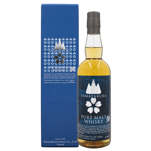 楽天市場】ピュアモルトウイスキー山桜 ノンエイジ48度 700ml 【安積